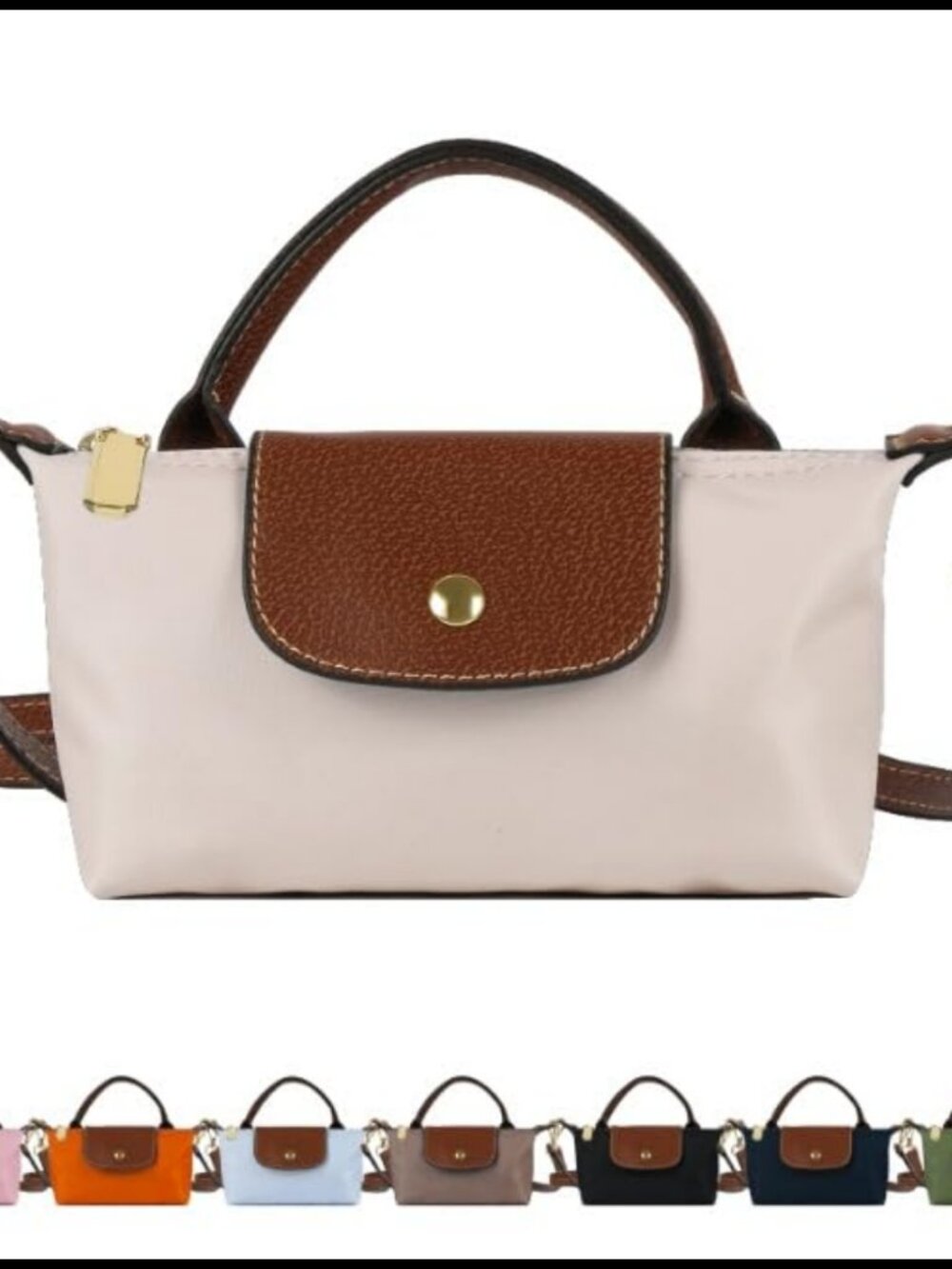 Nylon Mini Crossbody Sling Bag Adjustable Strap Women's Everyday Purse